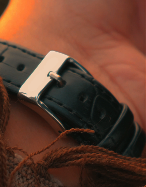 Emerald Premier Rectangular Watch – Roman Dial | Leather Strap (Black Brown & Dark Brown) @pangoora